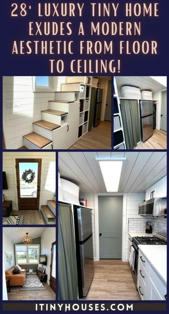 28' Luxury Tiny Home Exudes a Modern Aesthetic From Floor to Ceiling! PIN (1)