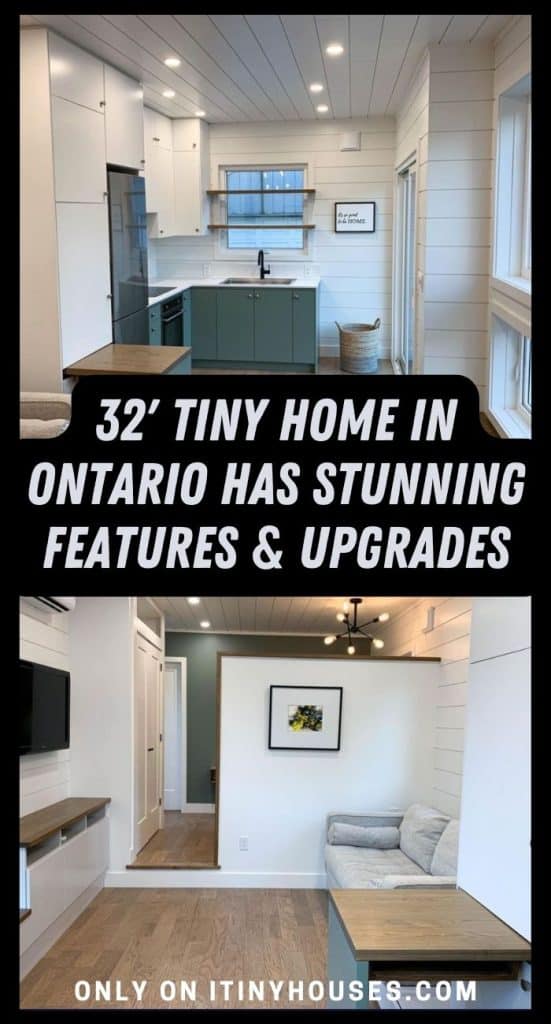 32' Tiny Home in Ontario Has Stunning Features & Upgrades PIN (2)