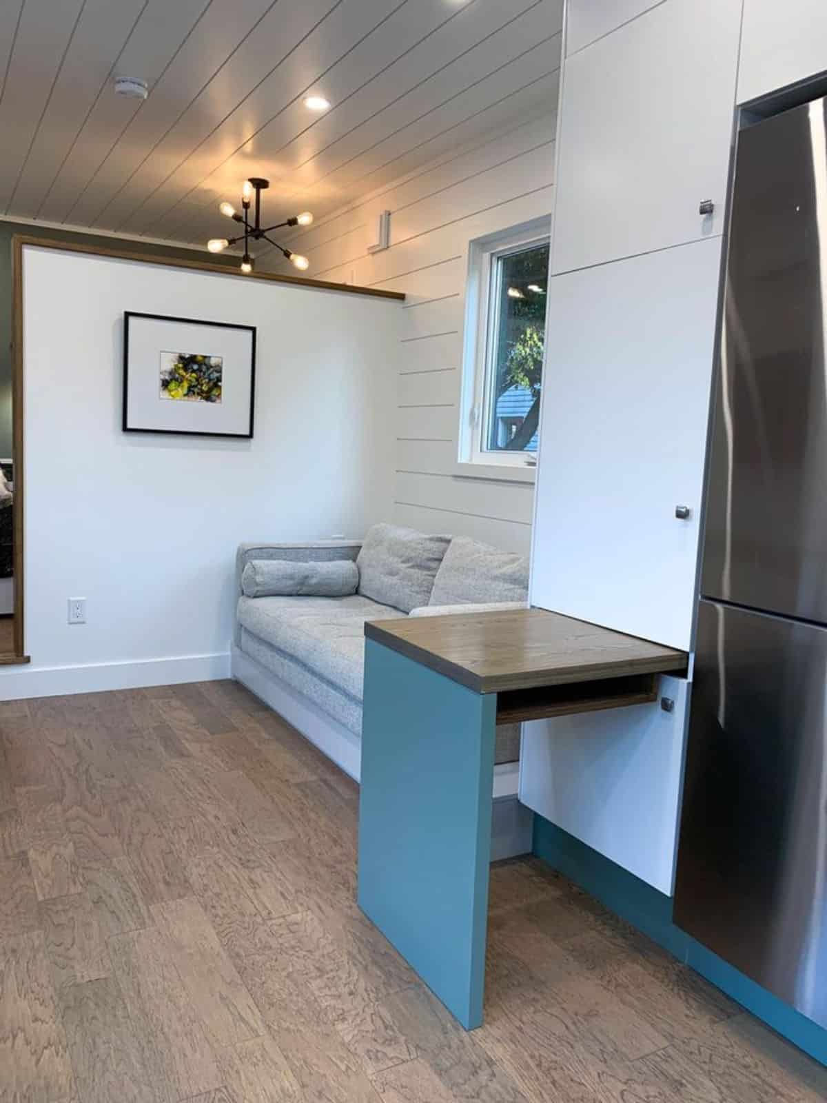 stylishly designed interiors of tiny home in Ontario