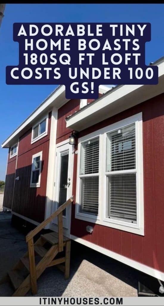 Adorable Tiny Home Boasts 180sq Ft Loft Costs Under 100 Gs! PIN (1)