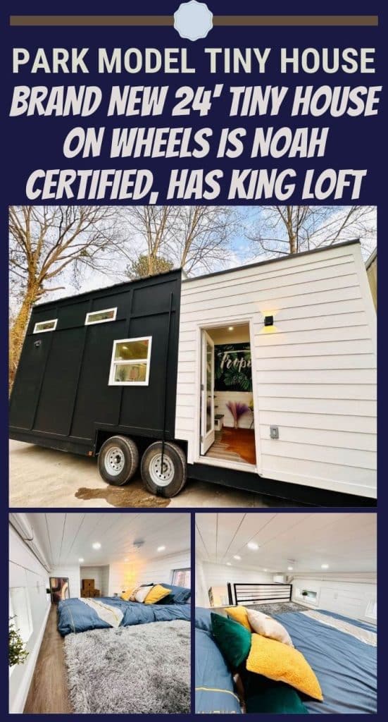 Brand New 24' Tiny House on Wheels is NOAH Certified, Has King Loft PIN (2)