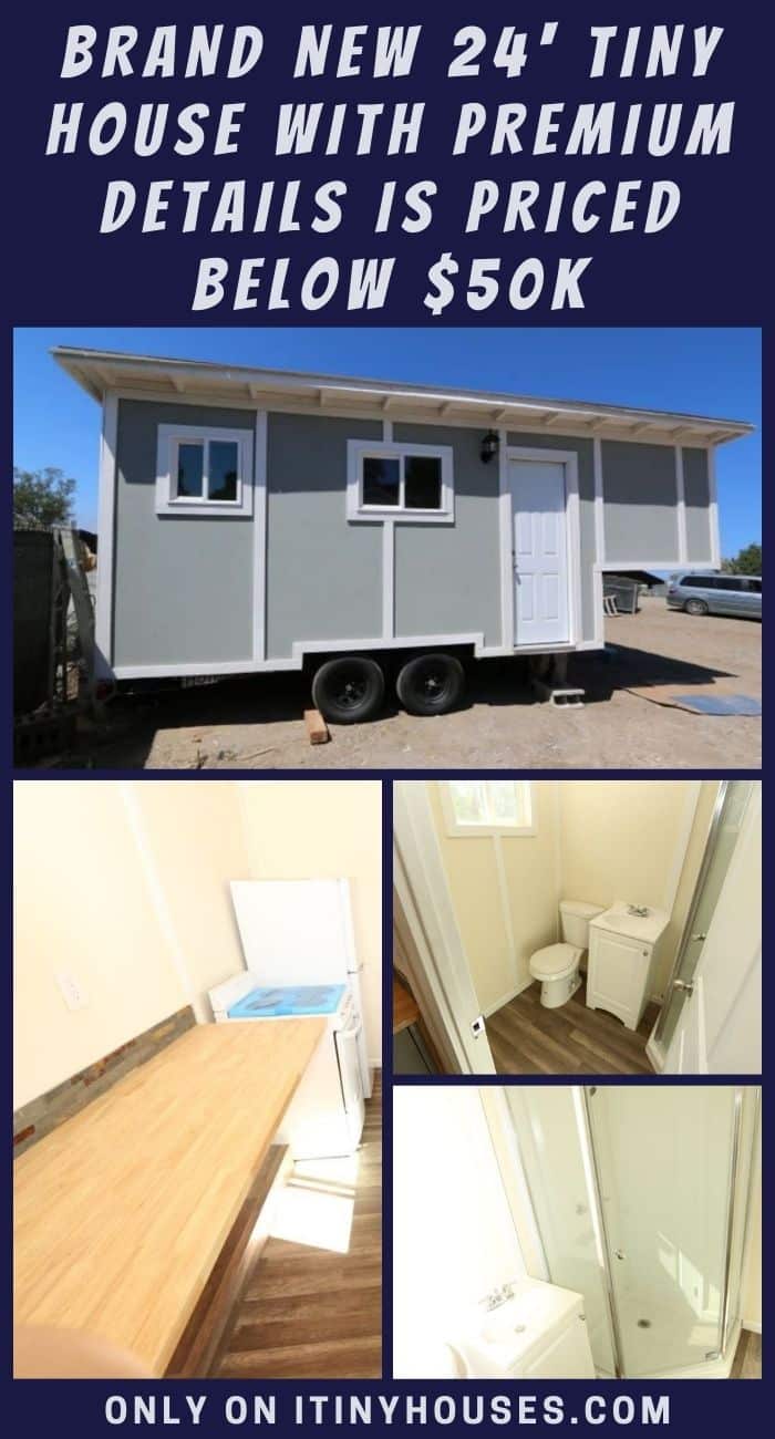 Brand New 24' Tiny House With Premium Features Is Priced Below $50k ...