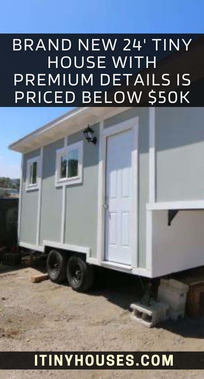 Brand New 24' Tiny House With Premium Features Is Priced Below $50k ...