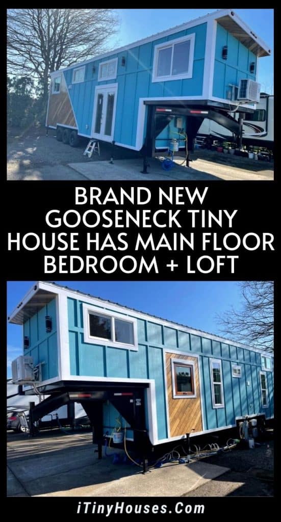 Brand New Gooseneck Tiny House Has Main Floor Bedroom + Loft PIN (1)