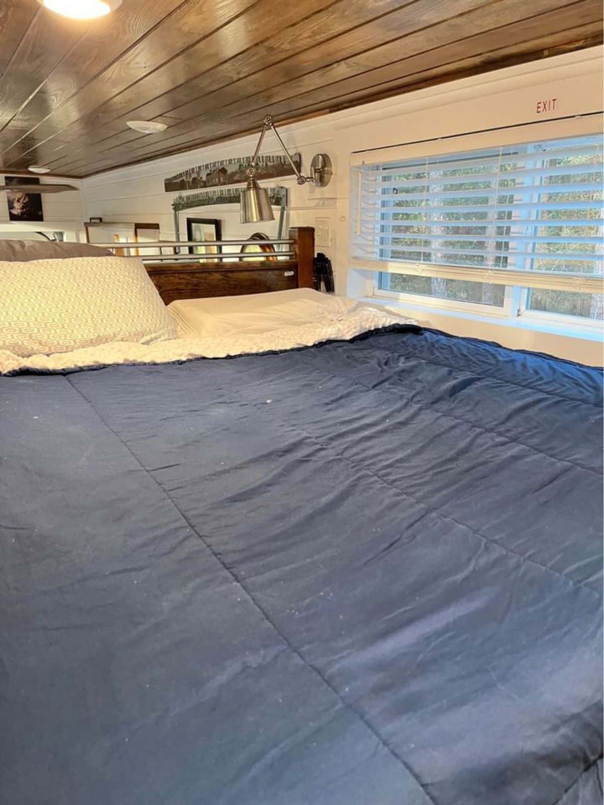 loft bedroom is super spacious with cozy mattress