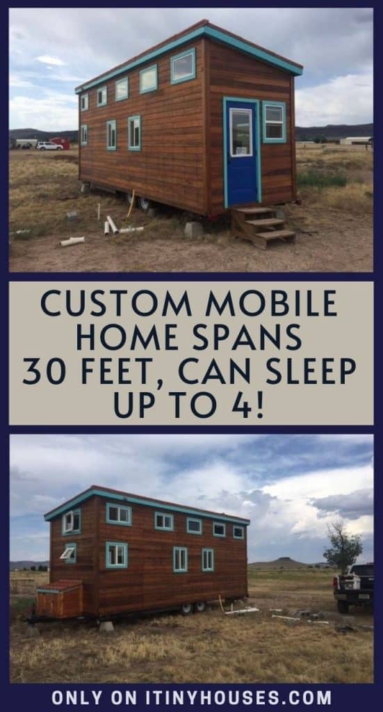 Custom Mobile Home Spans 30 Feet, Can Sleep up to 4! PIN (1)