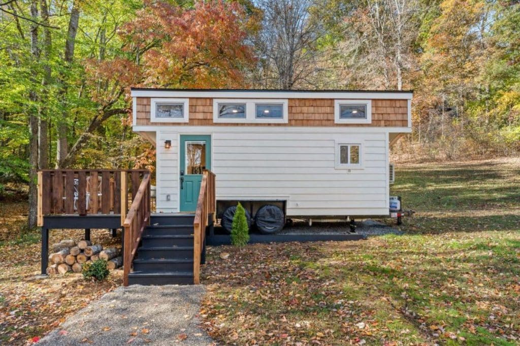 Custom Tiny House On Wheels Is Eye-Candy with Two Lofts! - Tiny Houses