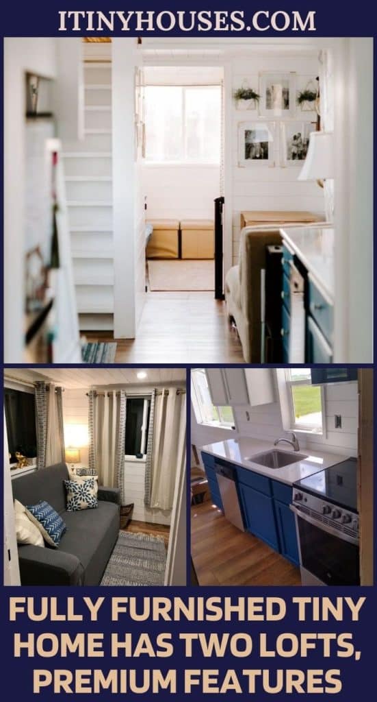 Fully Furnished Tiny Home Has Two Lofts, Premium Features PIN (2)