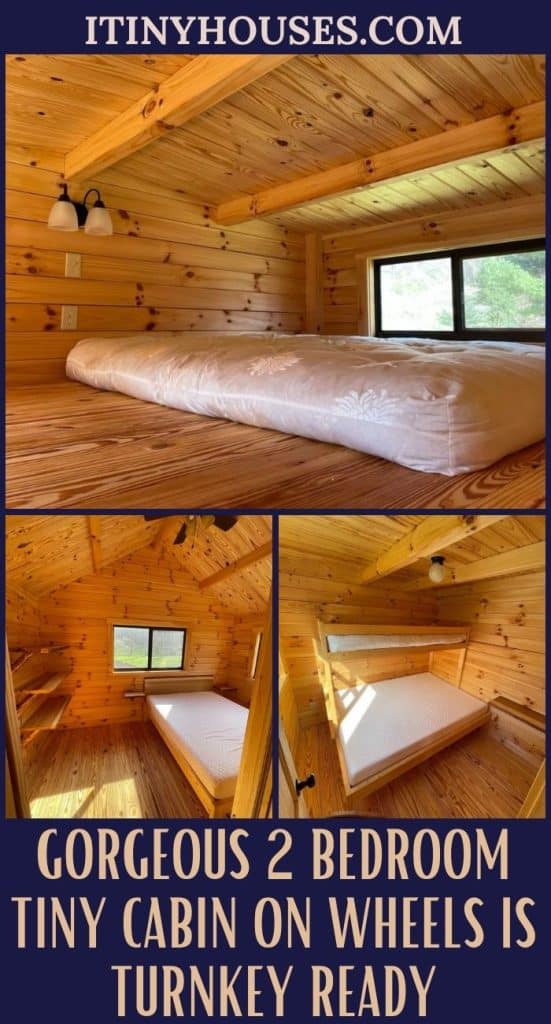 Gorgeous 2 Bedroom Tiny Cabin on Wheels is Turnkey Ready PIN (2)