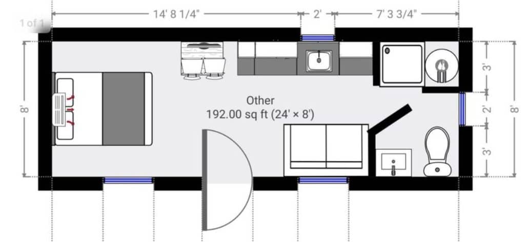 Luxurious 24' Tiny Home With Appliances Can Fit Your Budget! - Tiny Houses