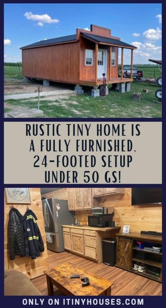 Rustic Tiny Home Is A Fully Furnished, 24-Footed Setup Under 50 GS! PIN (1)