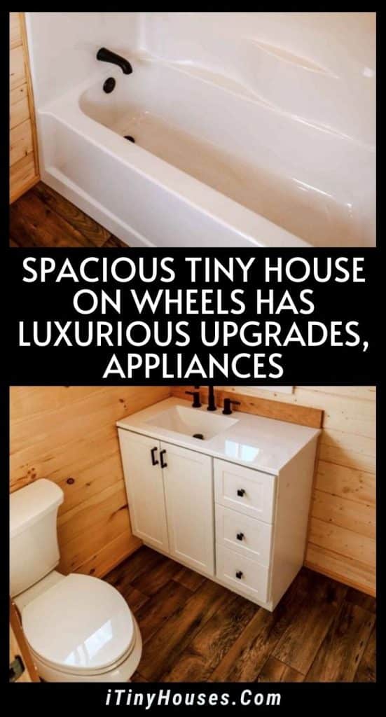Spacious Tiny House on Wheels Has Luxurious Upgrades, Appliances PIN (1)