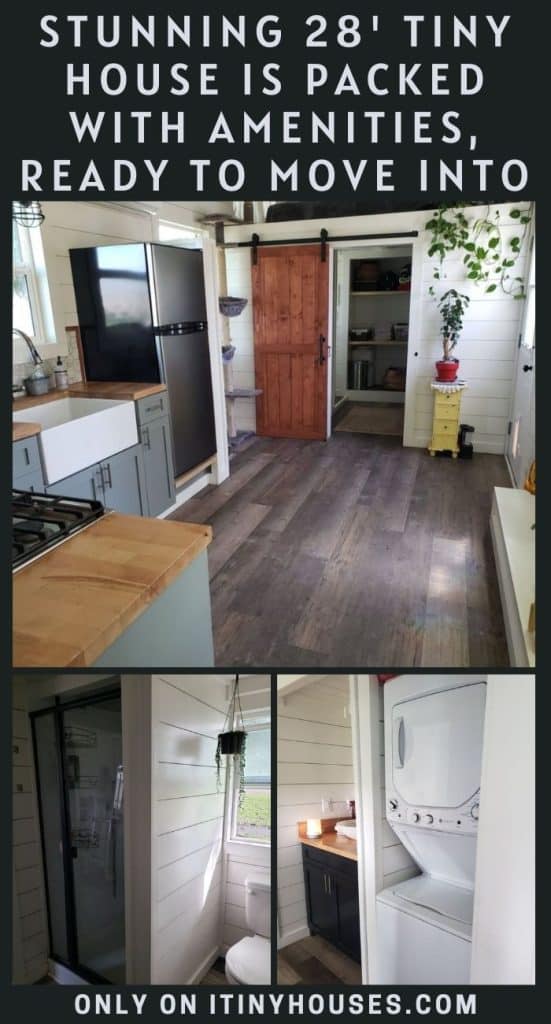 Stunning 28' Tiny House is Packed with Amenities, Ready to Move Into PIN (1)