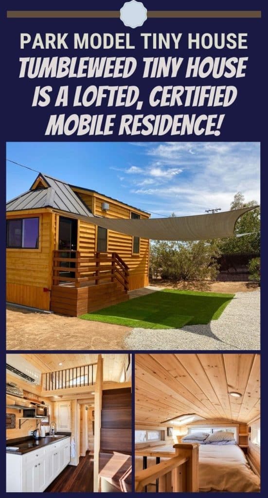 Tumbleweed Tiny House Is a Lofted, Certified Mobile Residence! PIN (2)
