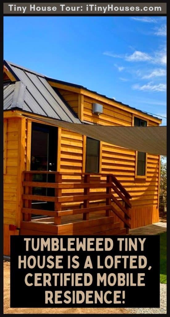 Tumbleweed Tiny House Is a Lofted, Certified Mobile Residence! PIN (3)