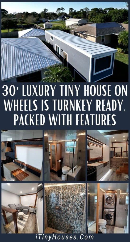 30' Luxury Tiny House on Wheels is Turnkey Ready, Packed with Features PIN (1)