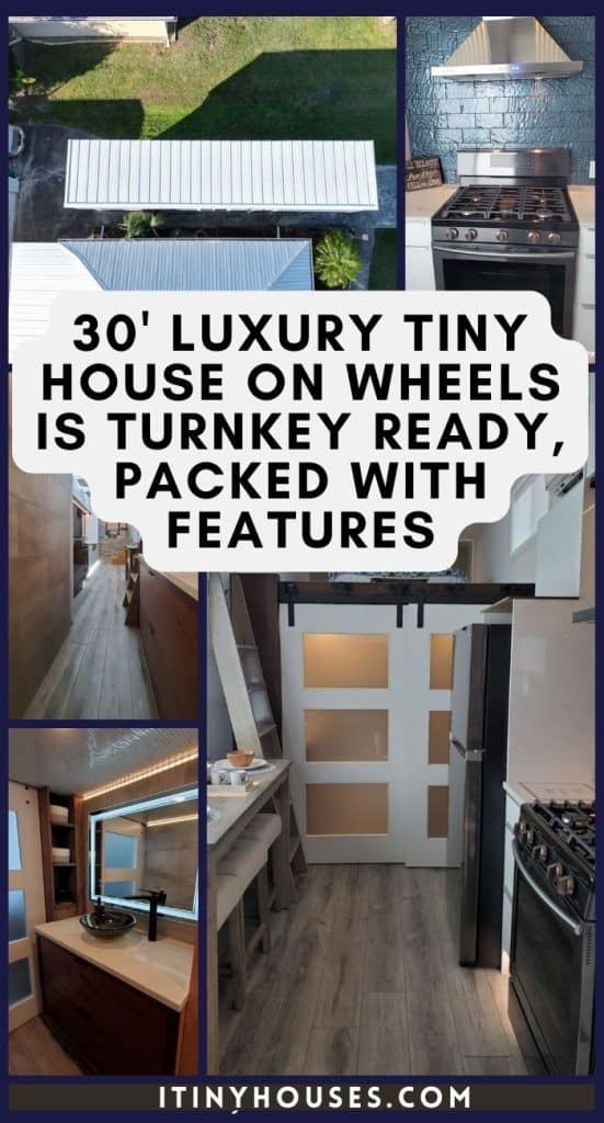 30' Luxury Tiny House on Wheels is Turnkey Ready, Packed with Features PIN (3)