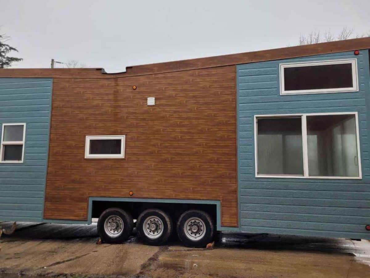 backside of Willow model tiny home
