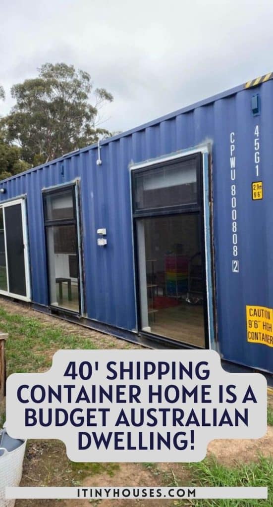 40' Shipping Container Home Is a Budget Australian Dwelling! PIN (1)