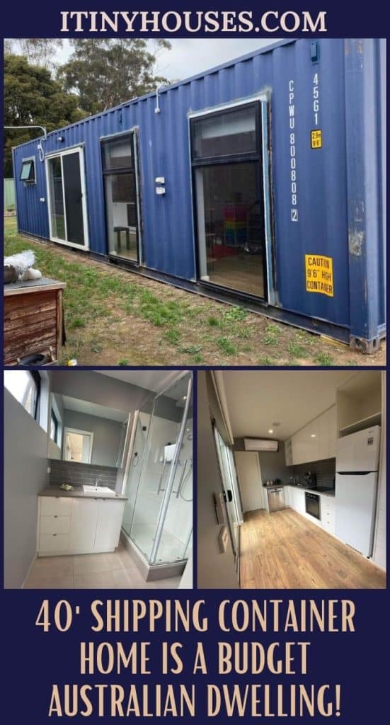 40' Shipping Container Home Is a Budget Australian Dwelling! PIN (3)