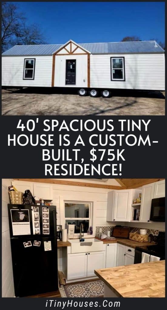 40' Spacious Tiny House Is a Custom-built, $75K Residence! PIN (1)
