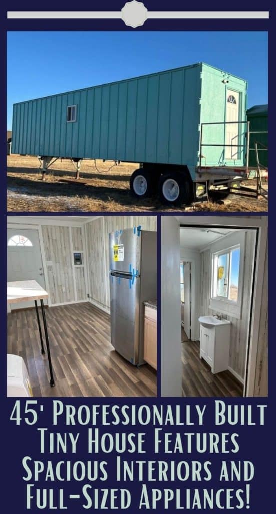 45' Professionally Built Tiny House Features Spacious Interiors and Full-Sized Appliances! PIN (2)