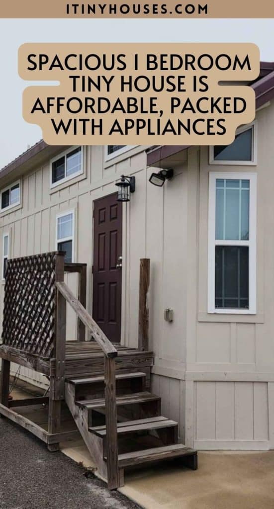 Spacious 1 Bedroom Tiny House is Affordable, Packed with Appliances PIN (2)