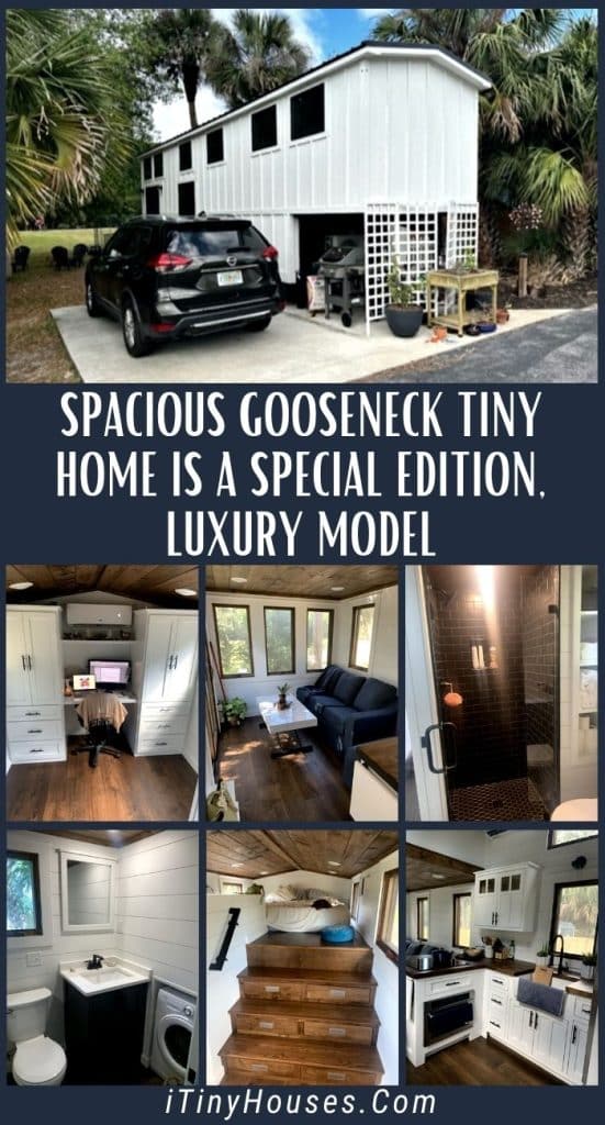 Spacious Gooseneck Tiny Home Is A Special Edition, Luxury Model PIN (1)