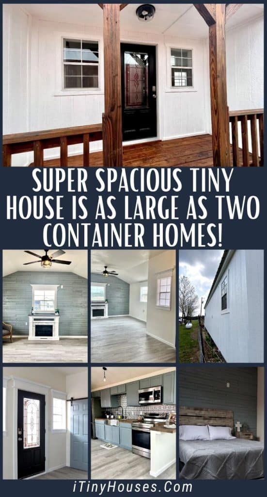 Super Spacious Tiny House Is As Large As Two Container Homes! PIN (1)