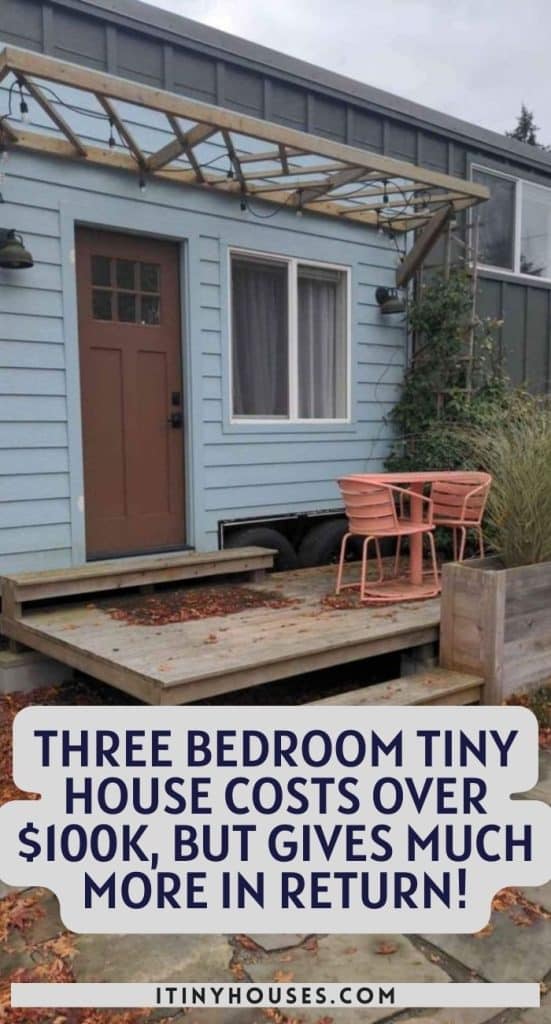 Three Bedroom Tiny House Costs Over $100K, but Gives Much More in Return! PIN (3)