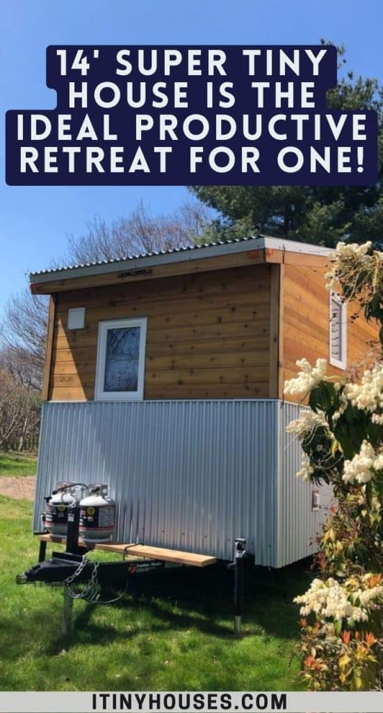 14' Super Tiny House Is the Ideal Productive Retreat for One! PIN (1)