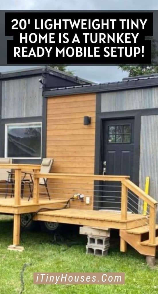 20' Lightweight Tiny Home Is a Turnkey Ready Mobile Setup! PIN (2)