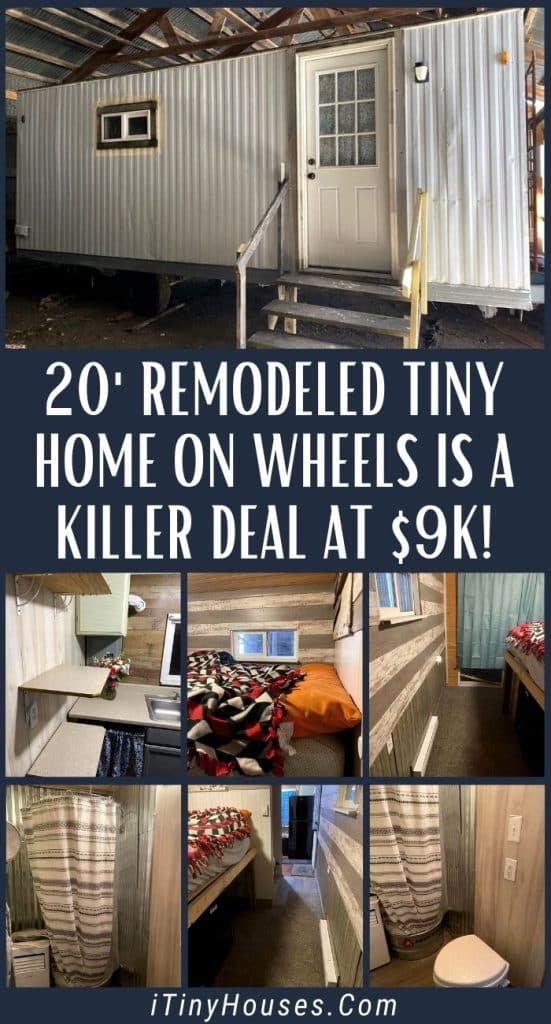 20' Remodeled Tiny Home on Wheels is a killer deal at $9K! PIN (1)