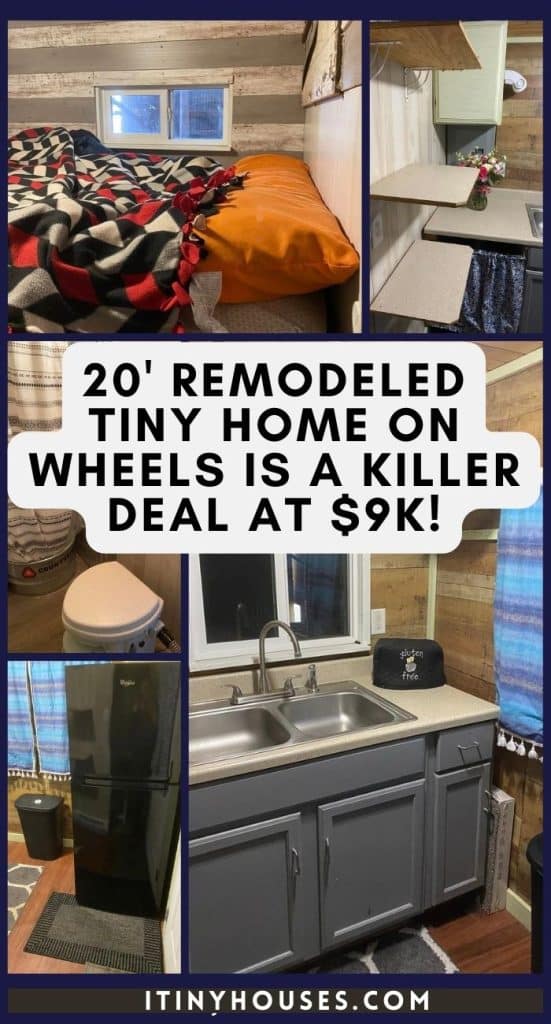 20' Remodeled Tiny Home on Wheels is a killer deal at $9K! PIN (3)