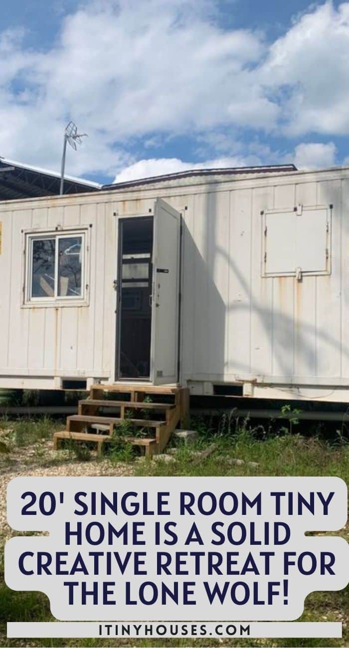 20' Single Room Tiny Home Is A Solid Creative Retreat For The Lone Wolf ...