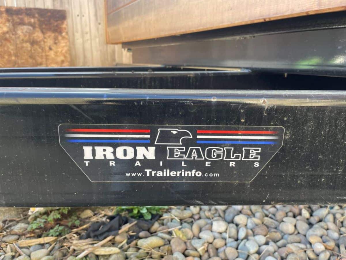 hard iron trolley of 20' tiny trailer house