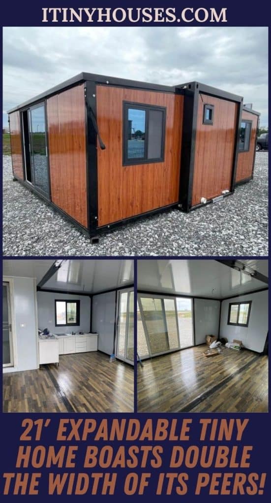 21' Expandable Tiny Home Boasts Double the Width of Its Peers! PIN (2)