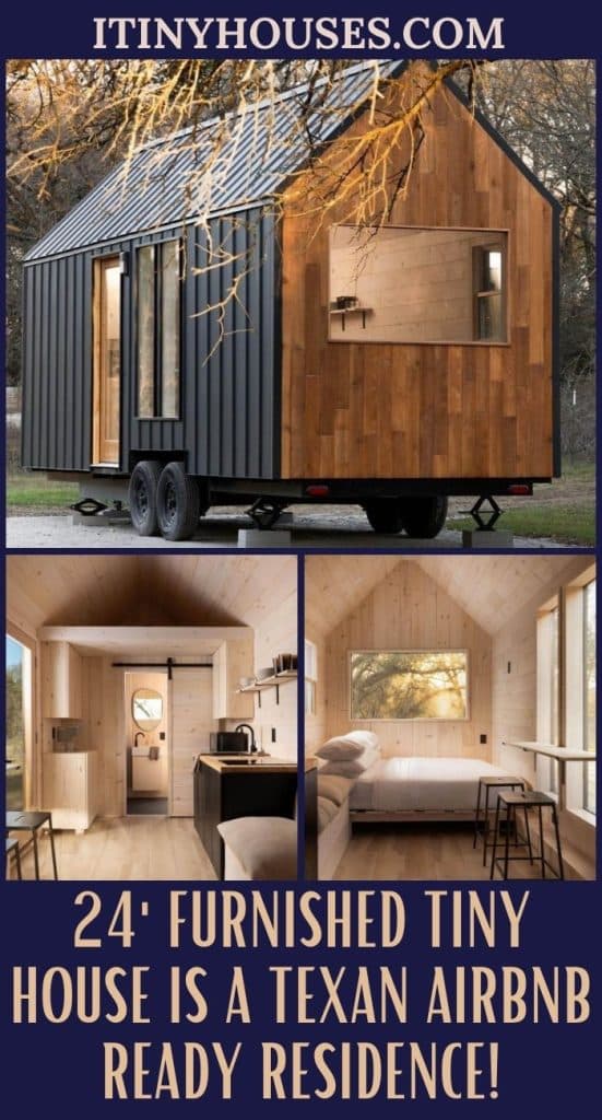 24' Furnished Tiny House Is a Texan AirBnb Ready Residence! PIN (2)
