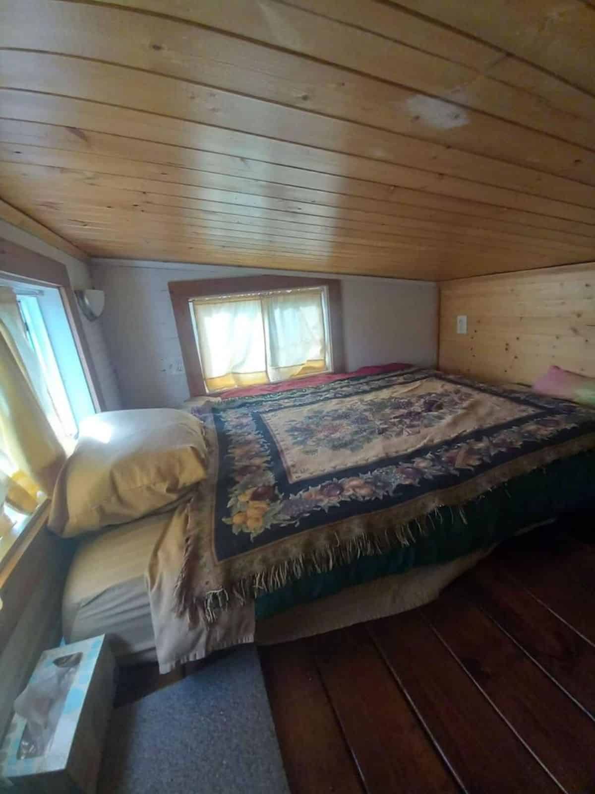 loft bedroom is very spacious with huge double mattress and still ample space left