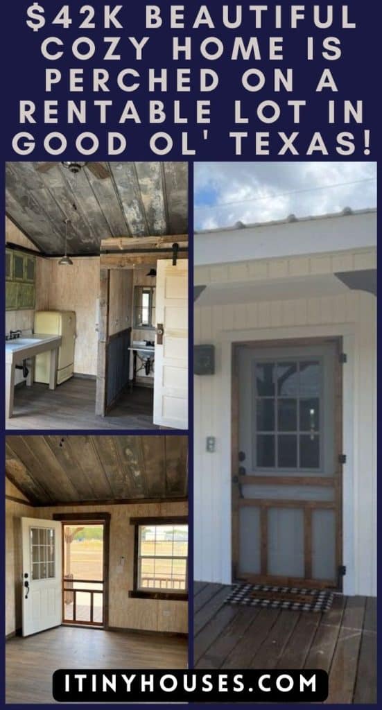 $42K Beautiful Cozy Home Is Perched on a Rentable Lot in Good Ol' Texas! PIN (1)
