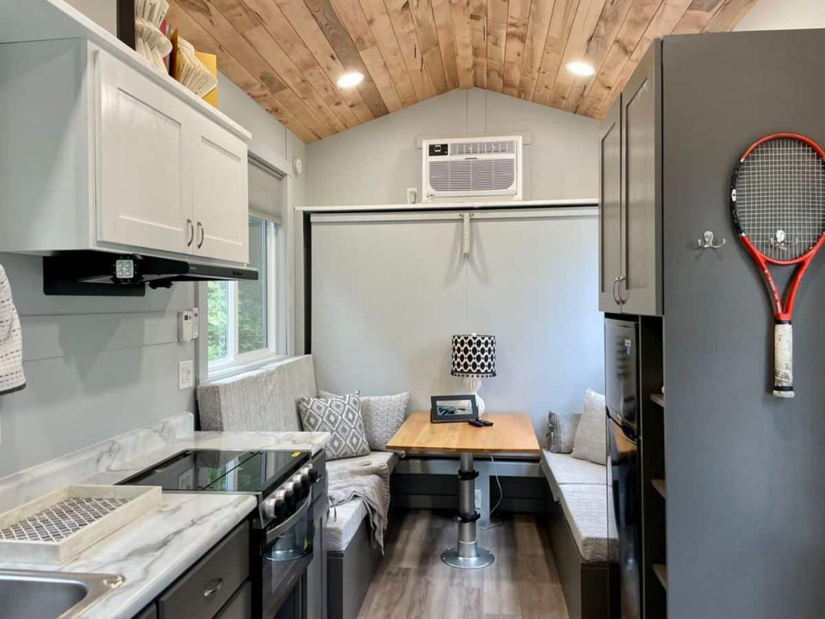 full length interiors of high end tiny home