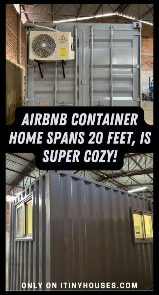 AirBnB Container Home Spans 20 Feet, Is Super Cozy! PIN (2)