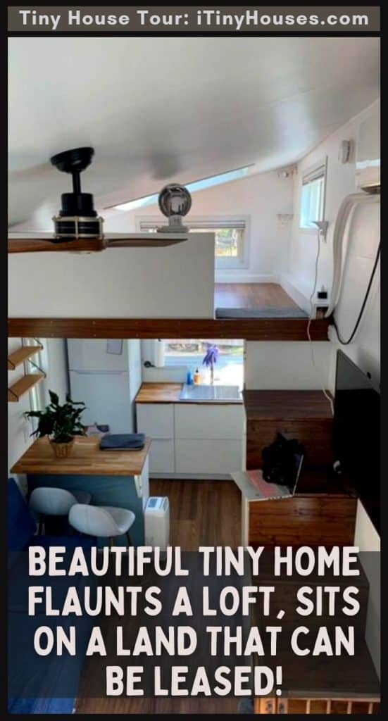 Beautiful Tiny Home Flaunts a Loft, Sits on a Land That Can Be Leased! PIN (3)