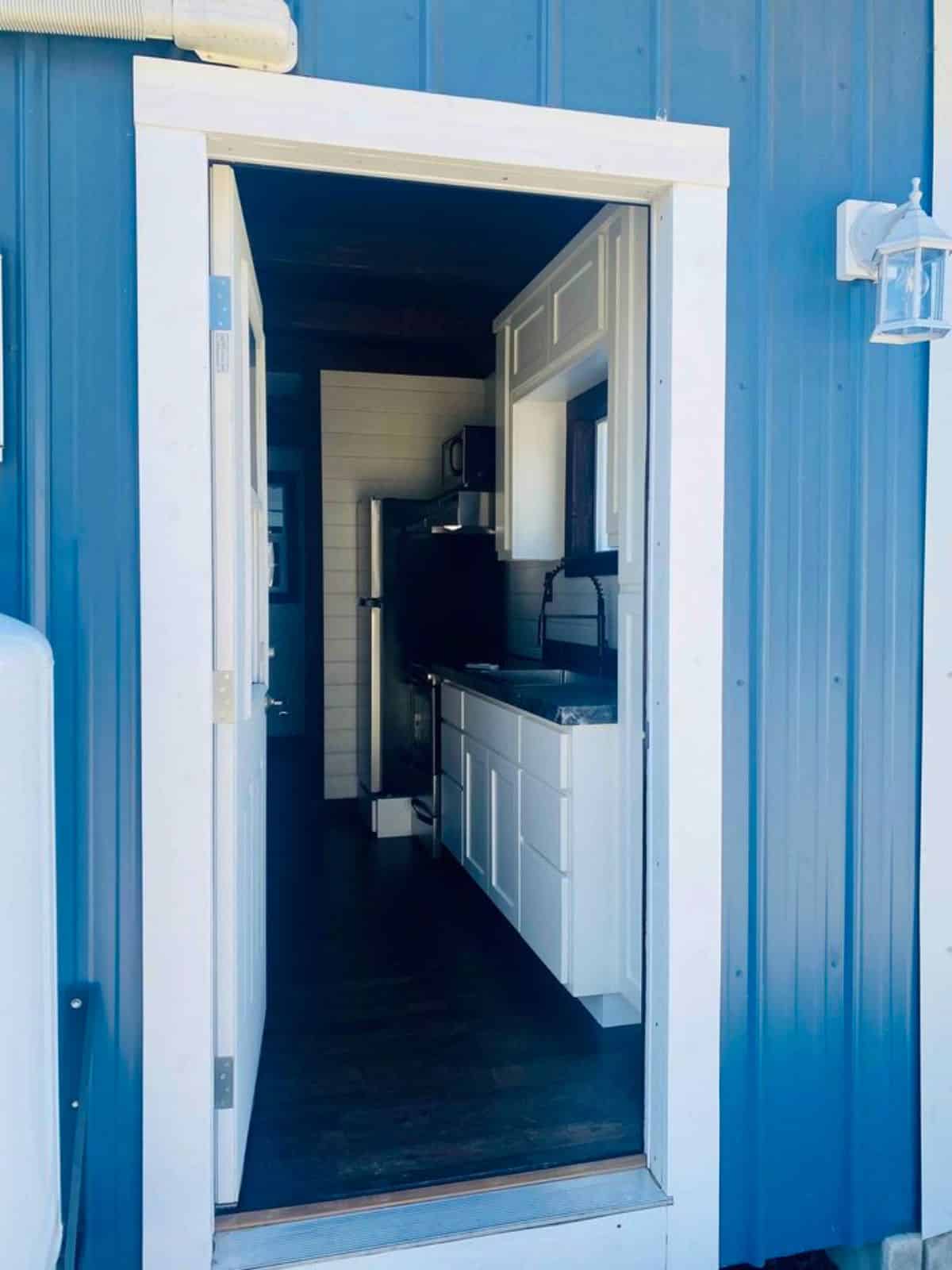 interiors view from main door of brand new tiny house
