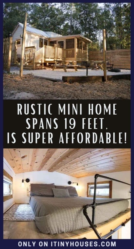 Rustic Mini Home Spans 19 Feet, Is Super Affordable! PIN (1)