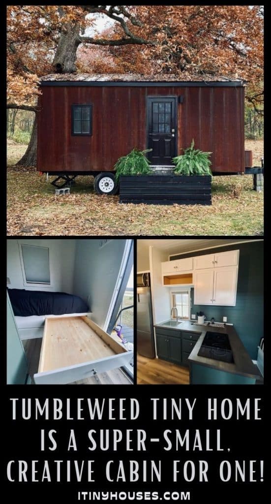 Tumbleweed Tiny Home Is a Super-small, Creative Cabin for One! PIN (3)