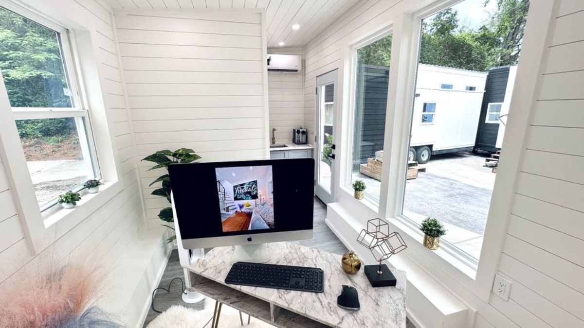 full length stunning white interiors of 16' NOAH certified home