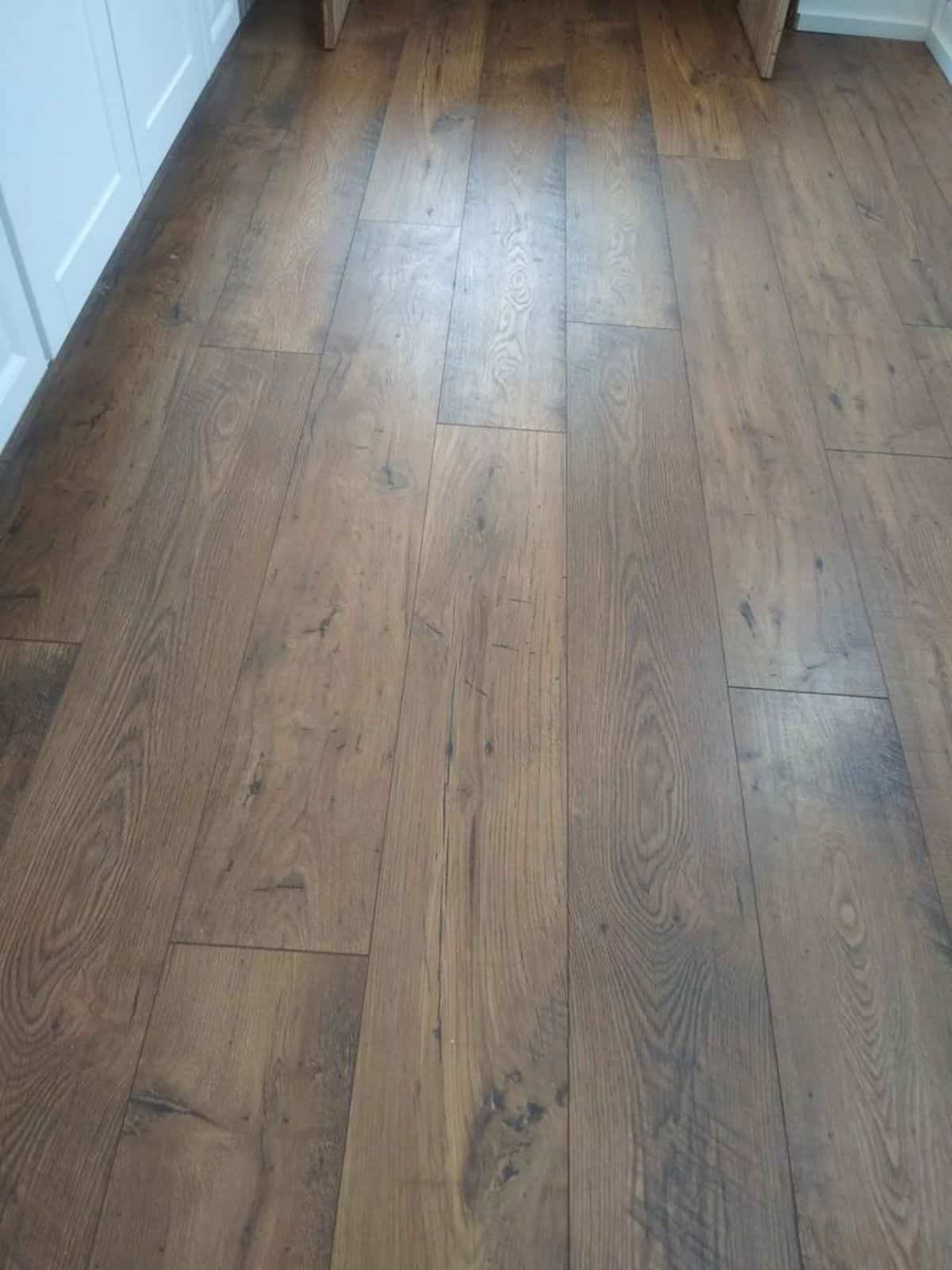 wooden flooring all over the house