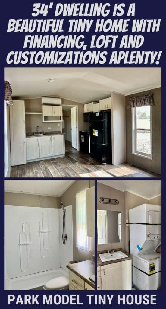 34' Dwelling is a Beautiful Tiny Home With Financing, Loft and Customizations Aplenty! PIN (3)