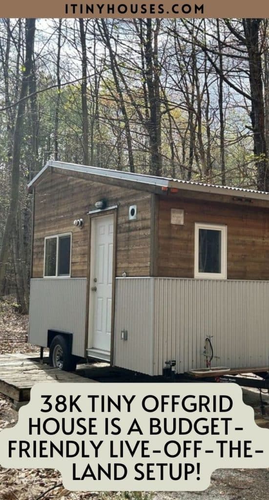 38k Tiny Offgrid House Is a Budget-friendly Live-off-the-land Setup! PIN (2)